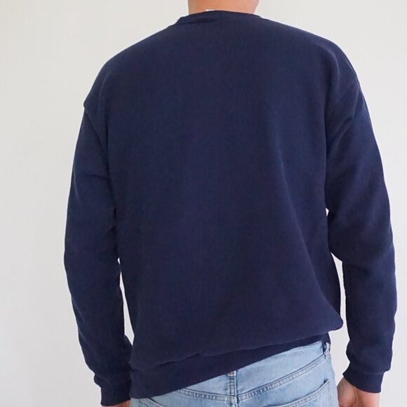 '90S Endless Designs Embroidered All American Dad Patriotic Crewneck Sweater XL - Picture 2 of 10